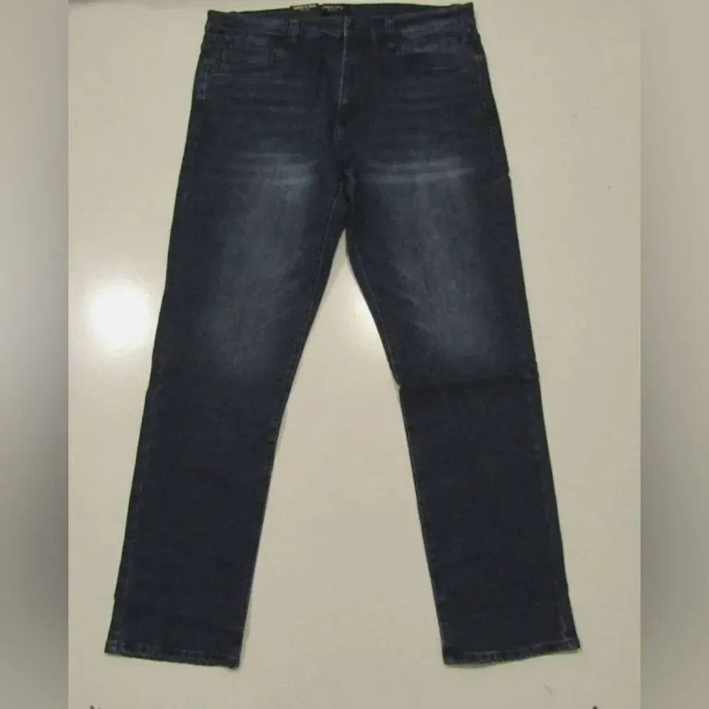 Kenneth Cole New York Dark Blue Straight Fit Jeans
